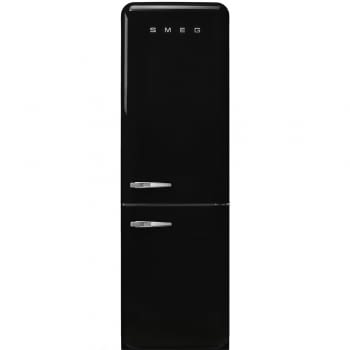 Combi Smeg FAB32RBL5 Negro No Frost Estética Retro Años 50 A+++ Iluminación Led | Bisagra Derecha | ¡Envío Gratis!