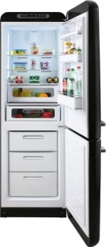 Combi Smeg FAB32RBL5 Negro No Frost Estética Retro Años 50 A+++ Iluminación Led | Bisagra Derecha | ¡Envío Gratis! - 2