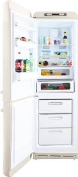 Combi Smeg FAB32LCR5 Color Crema No Frost Estética Años 50 A+++ Iluminación Led | Apertura Izquierda | ¡Envío Gratis!
