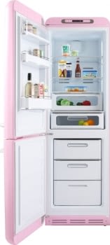 Combi Smeg FAB32RPK5 Rosa No Frost Estética Retro Años 50 A+++ Iluminación Led | Bisagra Derecha | ¡Envío Gratis! - 2