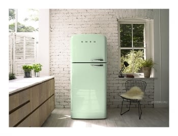 SMEG FAB50LPG Frigorífico 2P Color Verde Agua No Frost Años 50 Bisagra Izquierda A++ ¡Envío Gratis! - 4