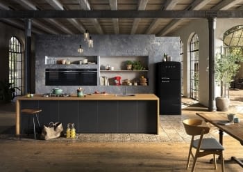 SMEG FAB50RBL Frigorífico 2P ColorNegro No Frost Años 50 Bisagra Derecha A++ ¡Envío Gratis! - 4
