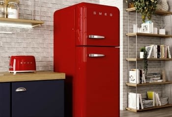 SMEG FAB30RRD5 Frigorífico 2P Color Rojo No Frost Años 50 Bisagra Derecha A+++ | ¡Envío Gratis! - 2