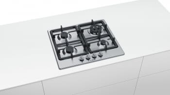 Placa de Gas Natural Bosch PGH6B5B90 Inoxidable de 60 cm con 4 Quemadores de Gas | Serie 4 - 3