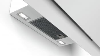 Campana decorativa de pared Bosch DWK97JM20 en Cristal Blanco de 90 cm a 722 m³/h | Motor EcoSilence Clase A+ | Serie 6 - 5
