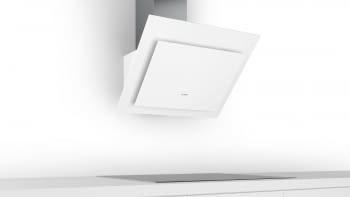 Campana decorativa de pared Bosch DWK87CM20 en Cristal Blanco de 80 cm a 700 m³/h | Clase B | Serie 4 - 3