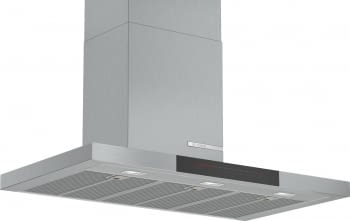 Campana decorativa de pared Bosch DWB98JQ50 en Acero inoxidable de 90 cm a 843 m³/h | Motor EcoSilence A+ | Serie 6