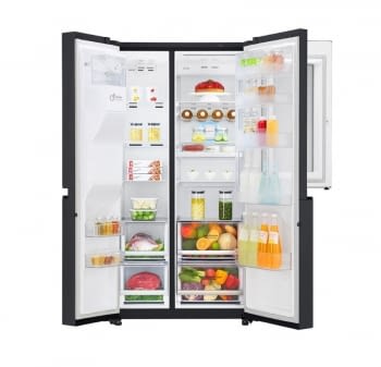 Side by Side LG GSX960MCVZ Frigorífico Americano Negro | Instalación Gratis - 4