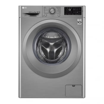 Lavadora LG F4J5TN7S 8Kg 1400rpm Inox Autolimpieza | Stock