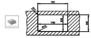 Teka 115000011 Fregadero PureLine Flex 80cm - 5