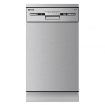 EDESA EDW-4692 X Lavavajillas Acero Inoxidable 45cm | Programa rápido 30 min | 9 Servicios A++