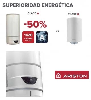 Termo Ariston Lydos 80L Híbrido Bomba Calor ACS | Stock | Envío Gratis!