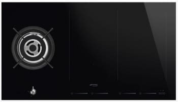 Placa Mixta Smeg PM3912WLD Gas e Inducción 90cm Cristal Negro | Envío Gratis - 3