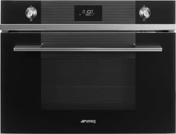 SMEG SF4101MCN1 Horno Microondas Compacto 45cm Negro | Envío Gratis