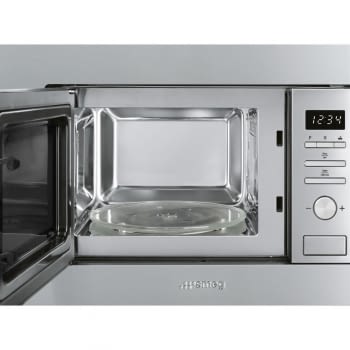 SMEG FMI017X Microondas con Grill | Acero Inoxidable Antihuellas | Envío Gratis - 2