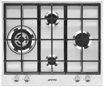 Placa Gas Smeg PX164L 60cm 4 Fuegos Semifilo Inox | Envío Gratis - 2