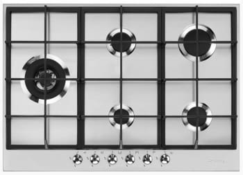 Placa Gas Smeg PX375L 72cm 5 Fuegos Semifilo Inox | Envío Gratis - 2