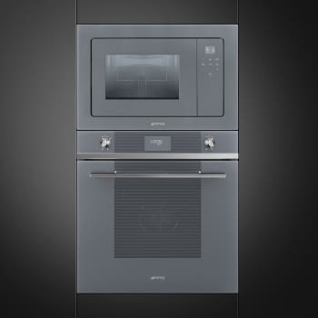 SMEG FMI120S2 Microondas con Grill Integrable | Cristal Plateado | Envío Gratis - 2