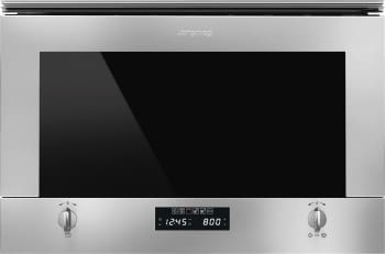SMEG MP422X1 Microondas Integrable con Grill | Cristal Blanco | Envío Gratis STOCK