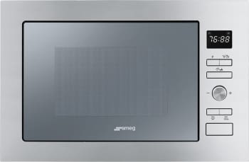 SMEG FMI425S Microondas Integrable con Grill | Inox Cristal Plateado | Envío Gratis
