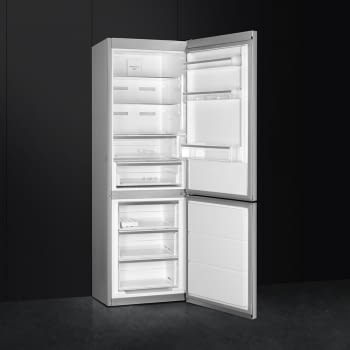 Frigorífico combi SMEG FC18EN4AX| 1860x595x650mm | Puerta reversible | Bisagras derecha | Bandeja regulable en cristal | Iluminación Leds | Acero - 4