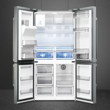 SMEG FQ75XPED Frigorífico Americano Side by Side | No-Frost con Dispensador Agua y Hielo | Acero Inox | A+ | Envío Gratis - 3