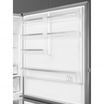SMEG FC602PXNE Frigorífico Combi 186 x 84 cm | Acero Inox | NoFrost | A++ | Envío Gratis - 5
