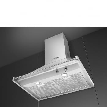 SMEG KD70XE Campana decorativa de pared | 70 cm | Acero Inoxidable | 820 m³ | A | Envío Gratis - 3