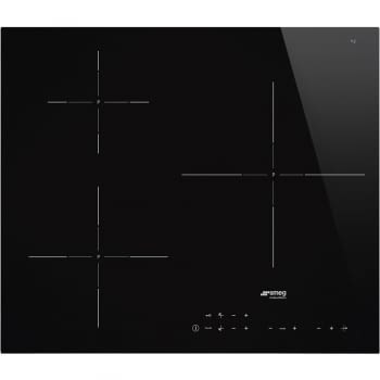 SMEG SI5632D Placa de Inducción 60 cm Cristal Negro con 3 Zonas de Inducción | Envío Gratis