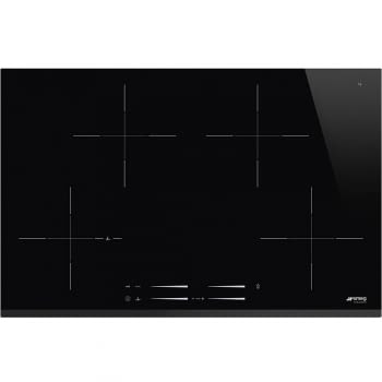 SMEG SI7844B Placa de Inducción 70/75 cm Cristal Negro con 4 Zonas de Inducción | Envío Gratis