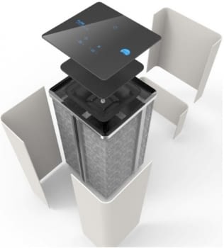 Daitsu Purificador Filtro Hepa Aire Zonair 3D Home S-300 Airbox Home 300m3 - 4