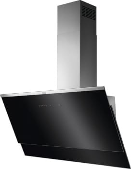 Campana de pared AEG DVE5971HG Negra de 90 cm 700 m³/h de potencia eficiencia clase A y conexion Hob2Hood