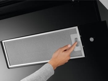 Campana de pared AEG DVE5971HG Negra de 90 cm 700 m³/h de potencia eficiencia clase A y conexion Hob2Hood - 5