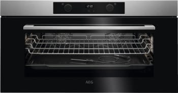 Horno AEG KEK452910M Inox antihuellas Integrable Multifunción 48 x 90 cm 85 l SenseCook Aqua Clean Clase A+