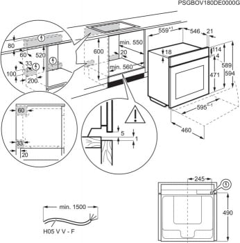 Horno AEG BPE748380M Pirolítico de Acero Inoxidable | 16 Funciones | Sonda Térmica | Control Full Digital 160 Programas | Clase A++ - 10