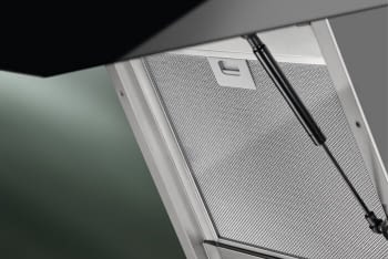 Campana decorativa de Pared Electrolux LFV619K Negra de 90 cm con 3 Niveles de potencia Máx 700 m³/h, Placa-Campana Hob2Hood - 7