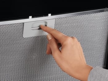 Campana decorativa de Pared Electrolux LFV619K Negra de 90 cm con 3 Niveles de potencia Máx 700 m³/h, Placa-Campana Hob2Hood - 9