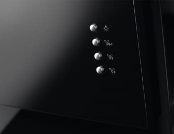 Campana decorativa de Pared Electrolux LFV319K Negra de 90 cm con 3 Niveles de potencia Máx 600 m³/h Clase C - 2