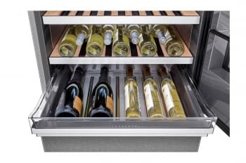 Vinoteca Gourmet LG LSR200W Inox de 179 cm capacidad para 65 botellas Puerta Instaview Conexión WiFi - 8
