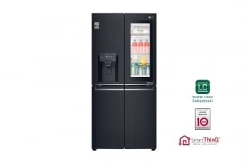 Frigorífico Americano Combi LG GMX844MCKV Negro Mate antihuellas de 178.7 x 83.6 cm con 570 L Dispensador agua y hielo Door-in-Door InstaView Clase A+ - 2