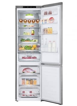 Frigorífico Combi LG GBB92STBKP Acero antihuellas de 2m con 419 L No Frost Inverter A+++ -40% - 2