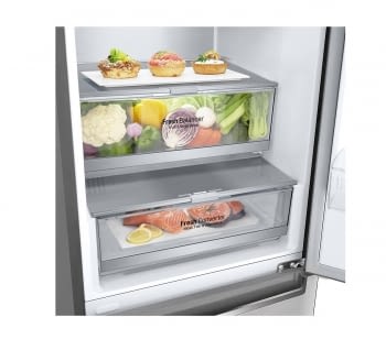 Frigorífico Combi LG GBB92STBKP Acero antihuellas de 2m con 419 L No Frost Inverter A+++ -40% - 7