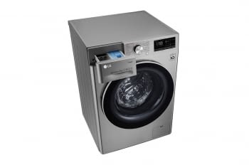 Lavadora LG F4WV709P2T Libre Inox antihuellas de 9kg a 1400 rpm con Vapor Conexión WiFi Clase A+++ -40% - 3