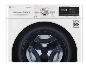 Lavadora LG F4WV709P1 Blanca Libre de 9 kg a 1400 rpm con función Vapor y conexión WiFi Clase A+++ -40% - 2