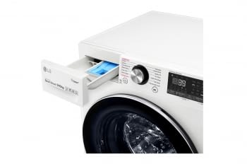 LavaSecadora LG F4DV909H2 Libre Blanca de 9 kg en lavado y 6 kg en secado, a 1370 rpm con Vapor, WiFi y Clase A - 9