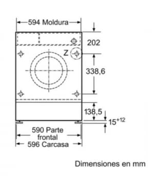 Lavadora Integrable Balay 3TI978B de 7Kg a 1200rpm | Clase Energética A+++ - 4