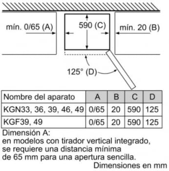 Frigorífico Combi Balay 3KFE765BI de 203x60cm | Cristal Negro | cajón ExtraFresh | Clase A++ - 8