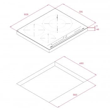 Placa de Inducción Teka ITC 63320 MSS (112510013) de 60 cm con 3 Zonas de inducción | Control MultiSlider | PowerPlus y STOP & GO - 12