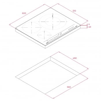 Placa de Inducción Teka IZC 63320 MSS (112510012) de 60 cm con 3 Zonas de inducción | Control MultiSlider | PowerPlus y STOP & GO - 12