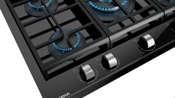 Placa de Gas Teka GZC 75330 (112570053) de 70 cm en Cristal Negro con 5 Quemadores de Gas Butano con ExactFlame - 15